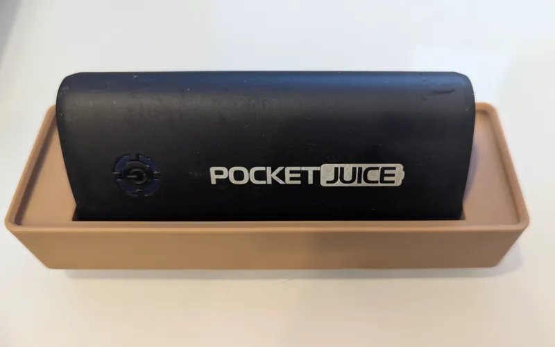 2-Cell Battery Bank Gridfinity For Low Desk Drawer
