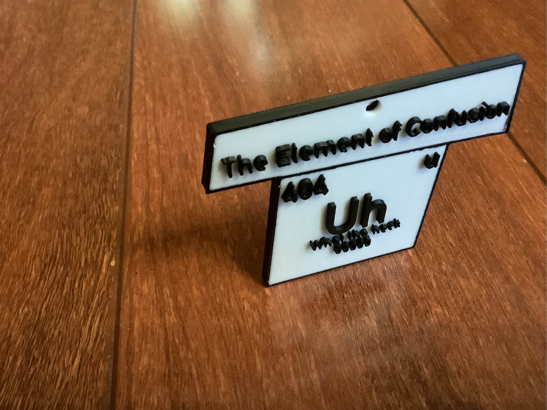 The Element of Confusion Keychain