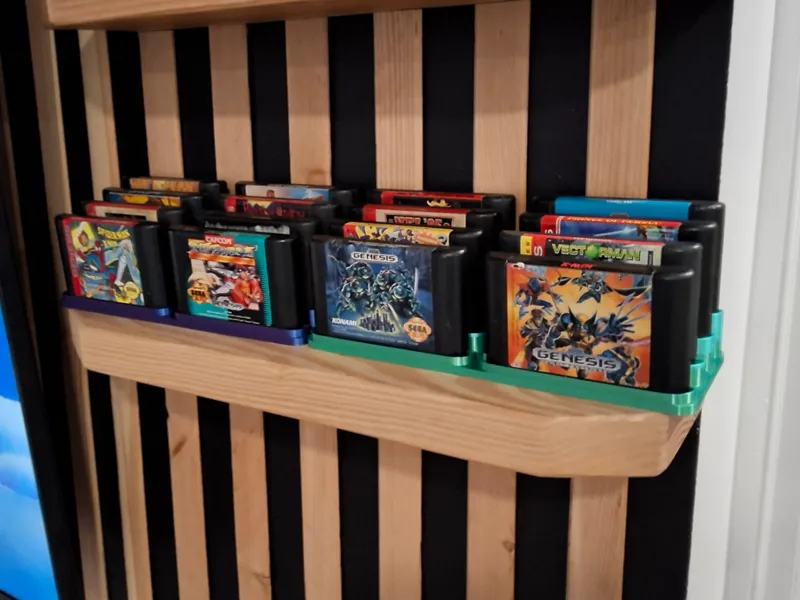 sega game display and organizer
