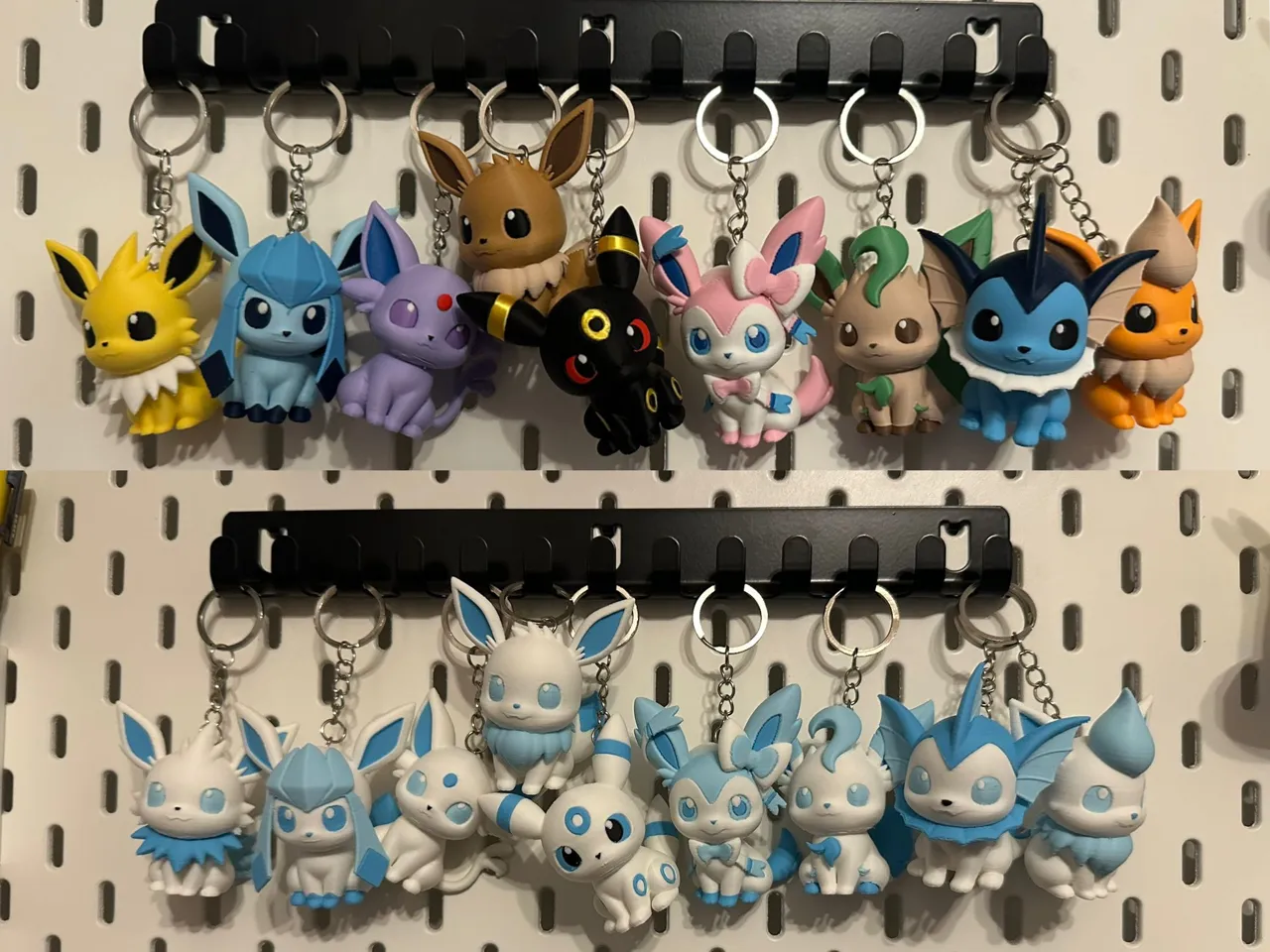 Mini Chibi Eeveelutions Keychain + Xmas Ornament view 2