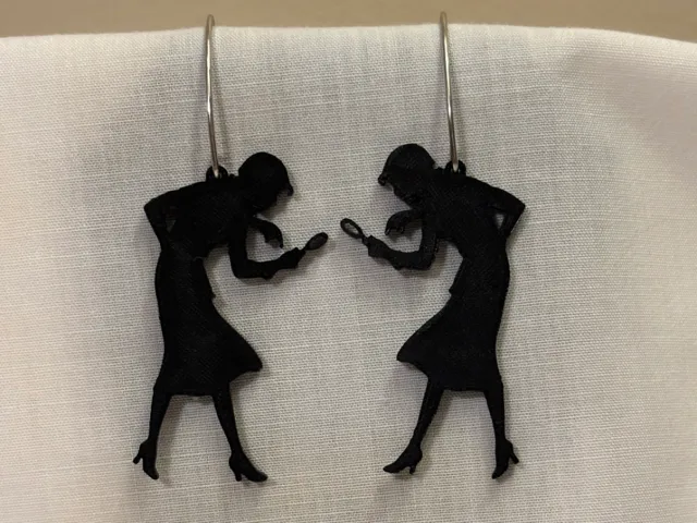 Classic Nancy Drew Silhouette Earrings