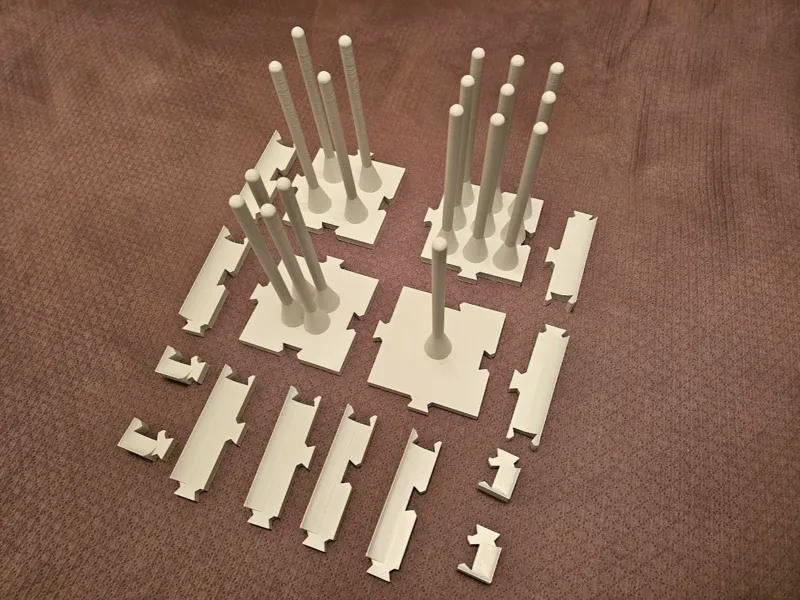Modular Drying Rack for Biology Classrooms