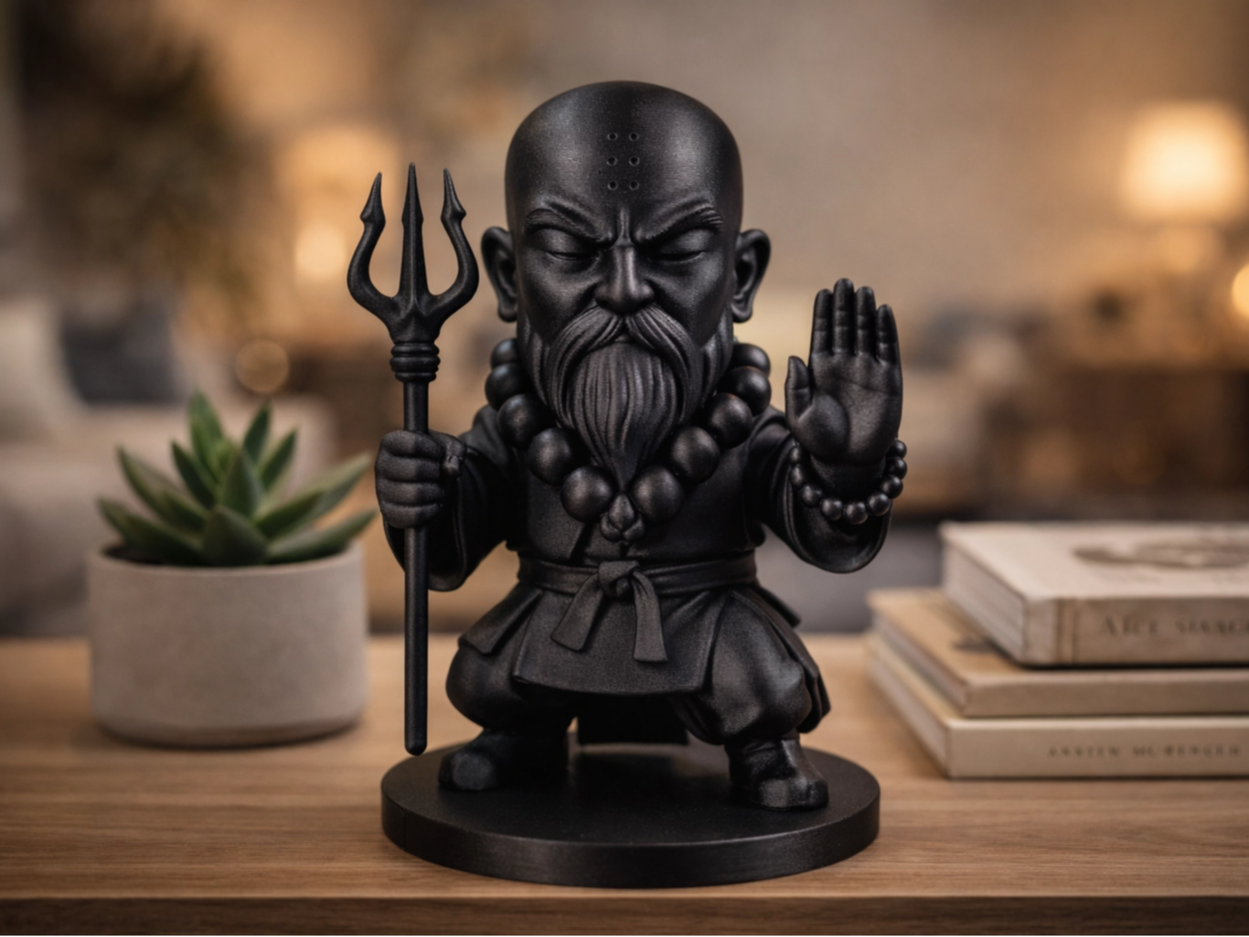 Shaolin Monk Statue