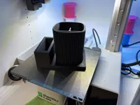 Bicchiere singolo con porta spugna