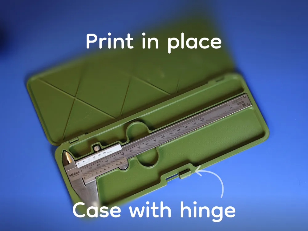Caliper Case / Print in Place by gnrlv MakerWorld: Download Free 3D Models