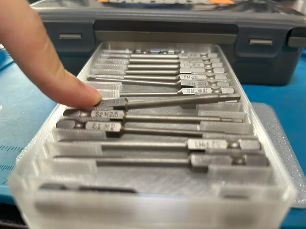 6.35MM Hex Bit Storage Box, Screwdriver, - Free 3D Print Model - MakerWorld