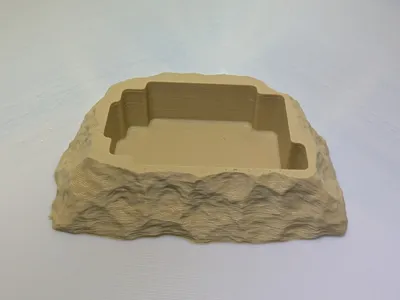 Realistic Rock Water/Food Dish - Scaleable