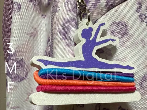 Accesorio para sujetar ligas de cabello: Gymnastics — referencia de MakerWorld