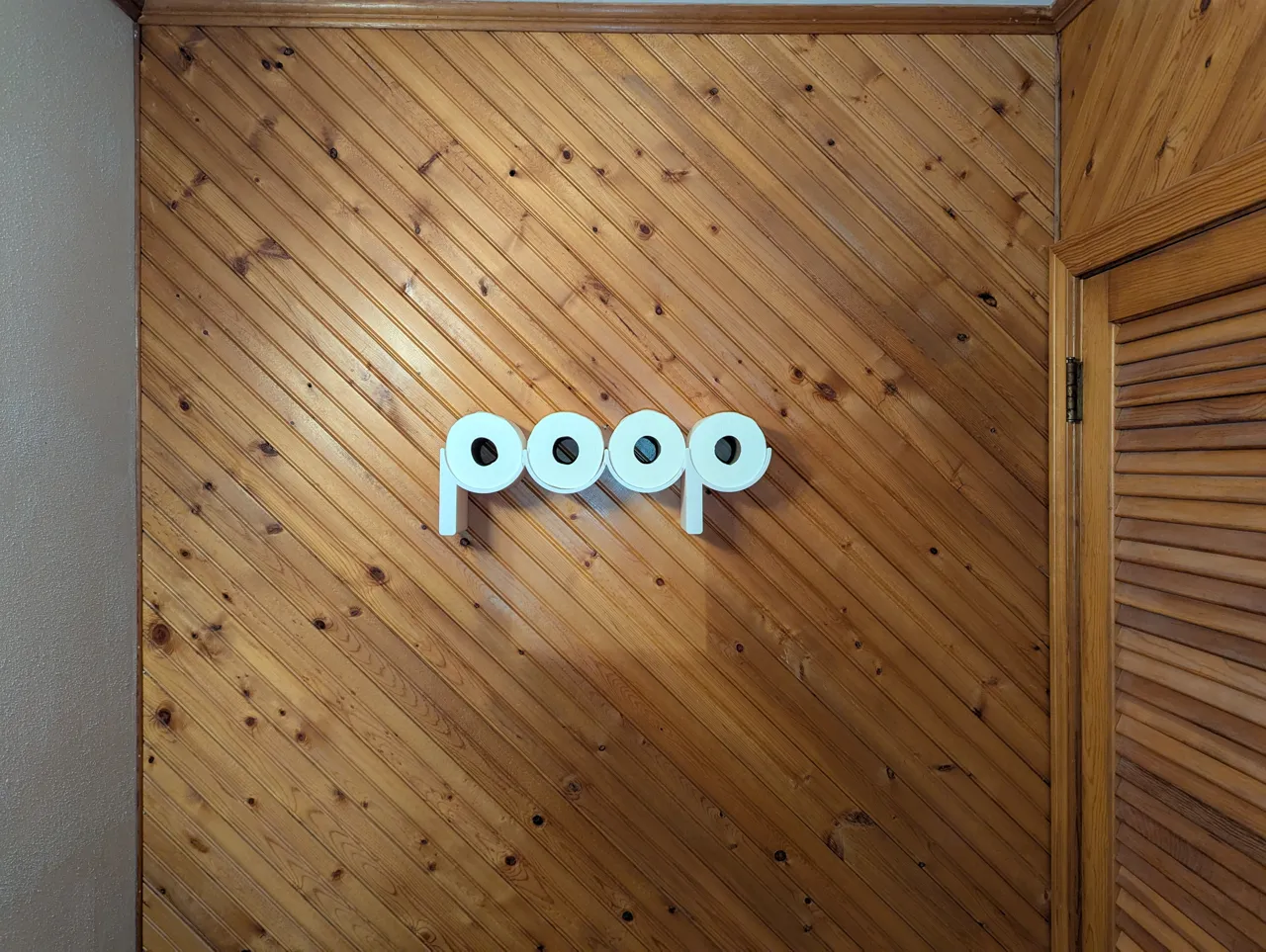 POOP Toilet Paper Shelf Holder, A1 Mini Compatible view 2