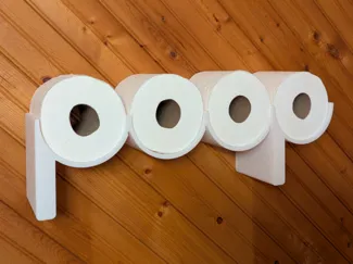 POOP Toilet Paper Shelf Holder, A1 Mini Compatible