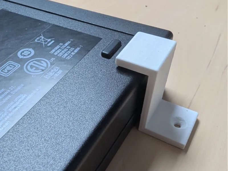Under-desk mount for smaller PCs like ThinkCentre