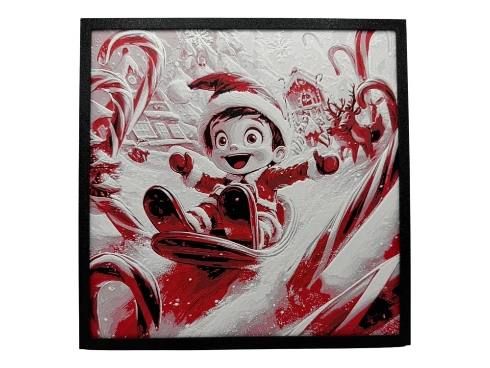 Elf on the Shelf - Candy Cane Sledding