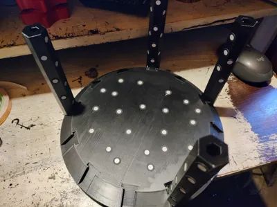 Rotary table with filars