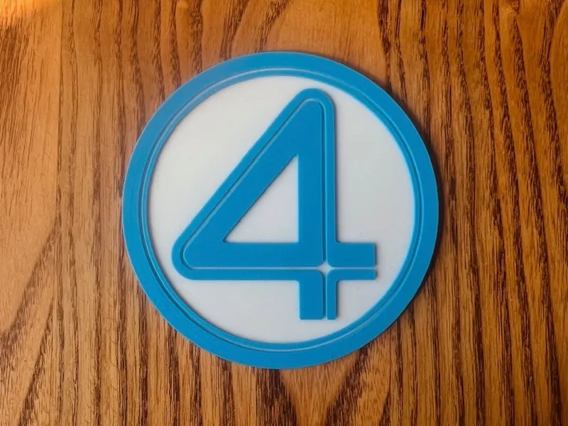 Fantastic 4 First steps logo 2025