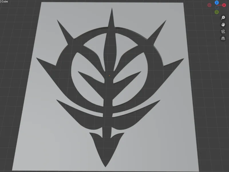 Zeon Symbol Stencil