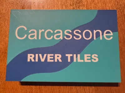 Carcassone Maple and River Organizer