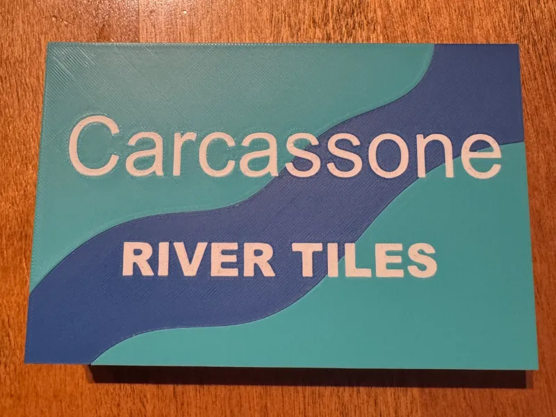 Carcassone Maple and River Organizer