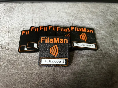 FilaMan themed NFC Tag (with holder and box)