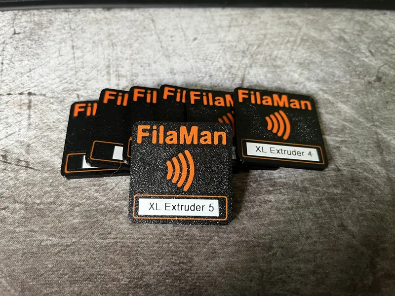 FilaMan themed NFC Tag (with holder and box)