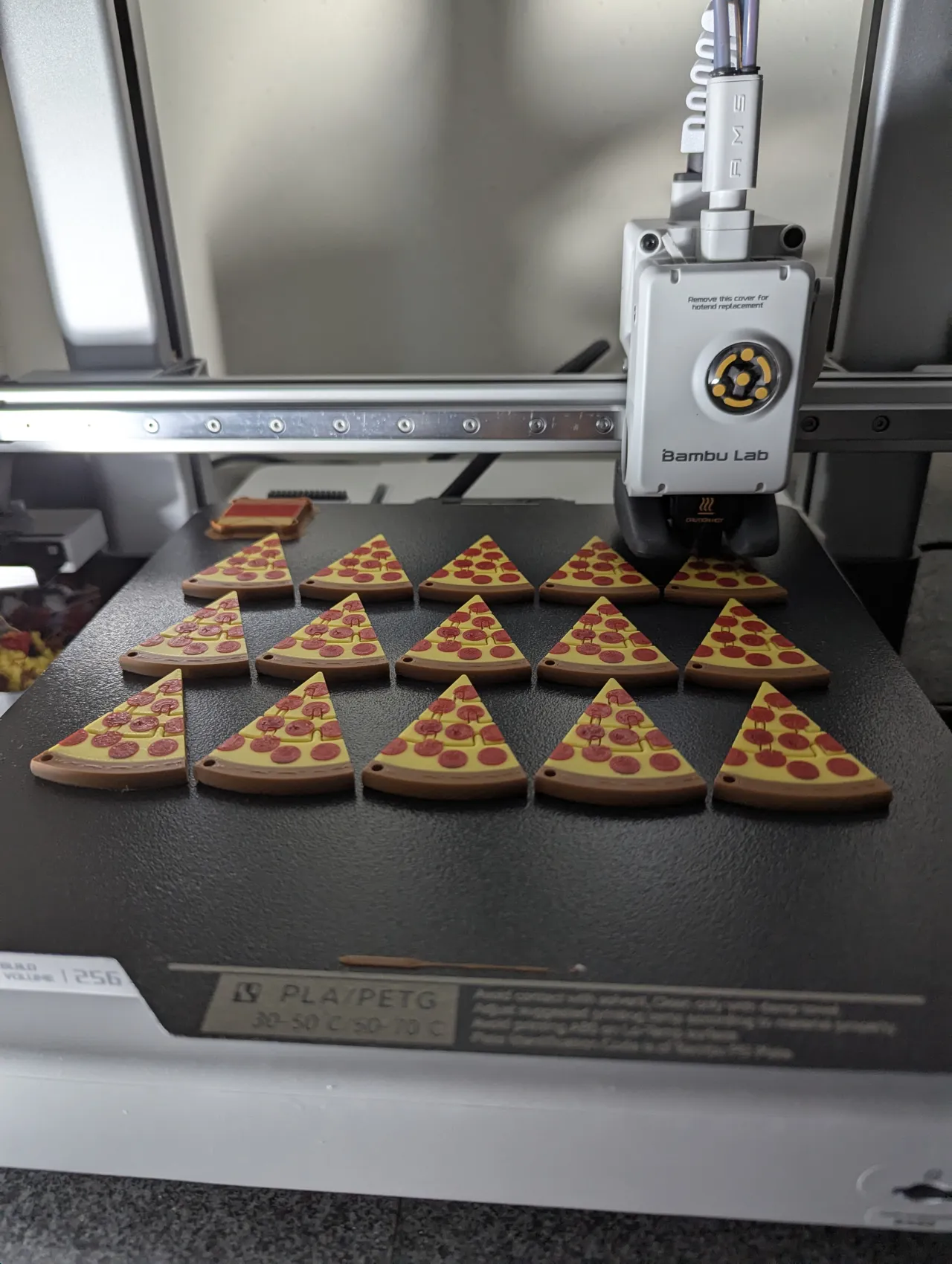 Flexi Pizza Slice Keychain Fidget (Print-in-place) view 4
