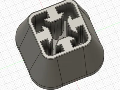 1010 T-Slot foot
