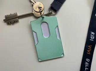 [v.2] Badge Holder - Slim Keychain Edition