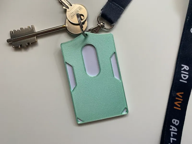 [v.2] Badge Holder - Slim Keychain Edition