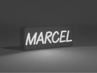 Lightbox Marcel Name
