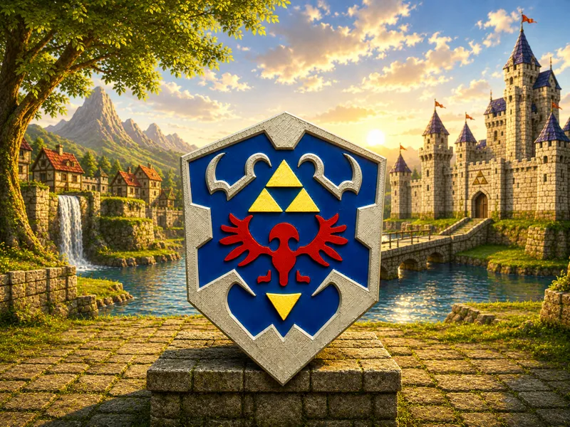 Flat OOT Hylian Shield