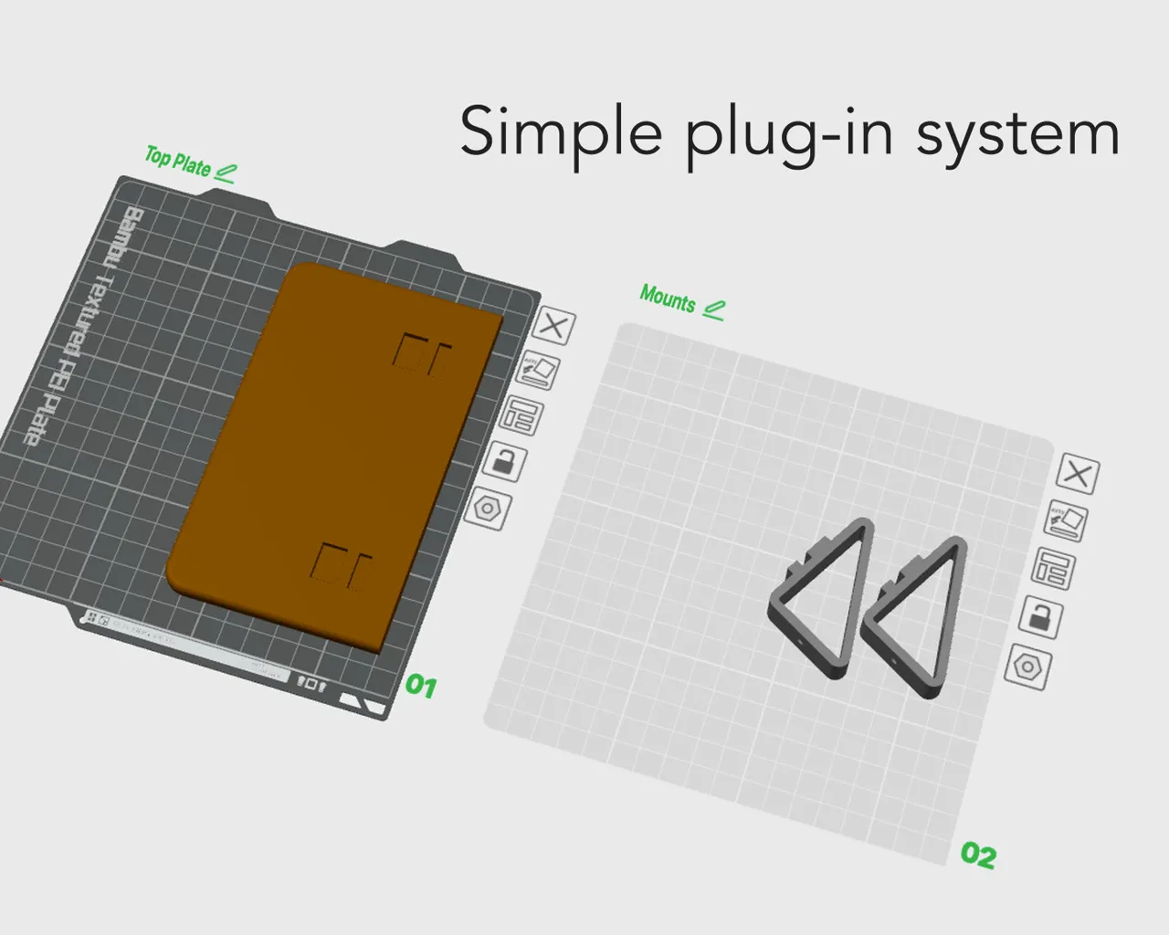 Mini Wall Shelf (no ams/no support/a1 mini) view 4