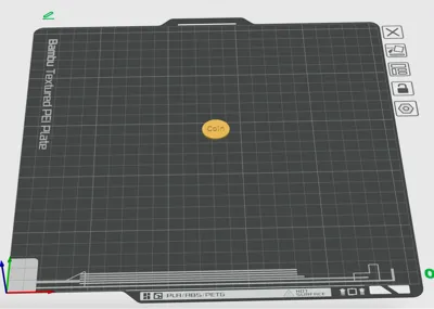 Penny Sized Coin for Penny Drop