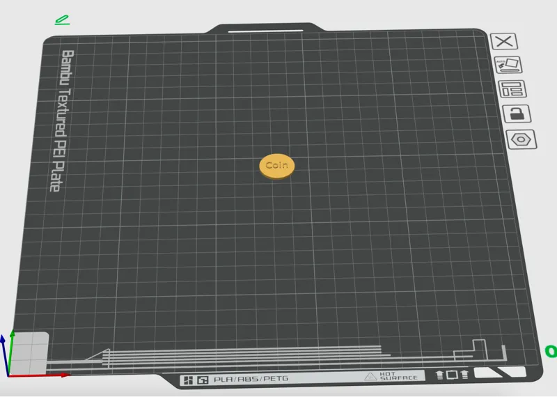 Penny Sized Coin for Penny Drop