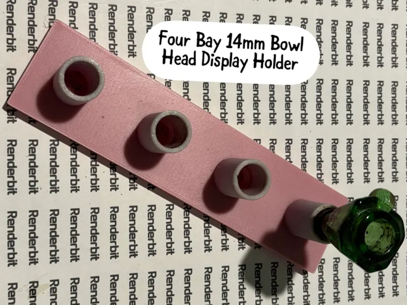 14mm Glass Bowl Holder – 4 Slot