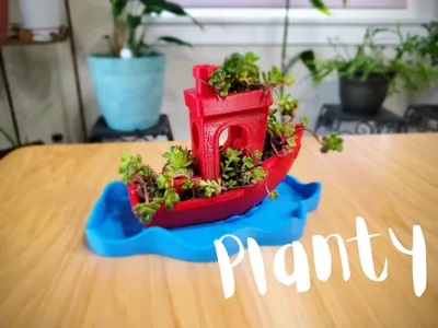 Planty - The 3DBenchy Planter