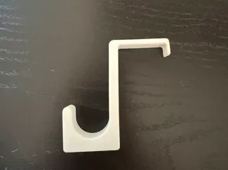 Over-Door Hook for 36.5 mm Doors (No Screws)