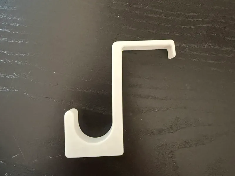 Over-Door Hook for 36.5 mm Doors (No Screws)