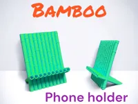 Support téléphone en bambou (design) — photo 1