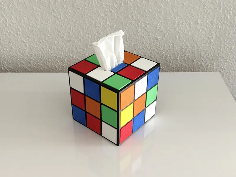 Modular Tissue Box – Magnetic Lid