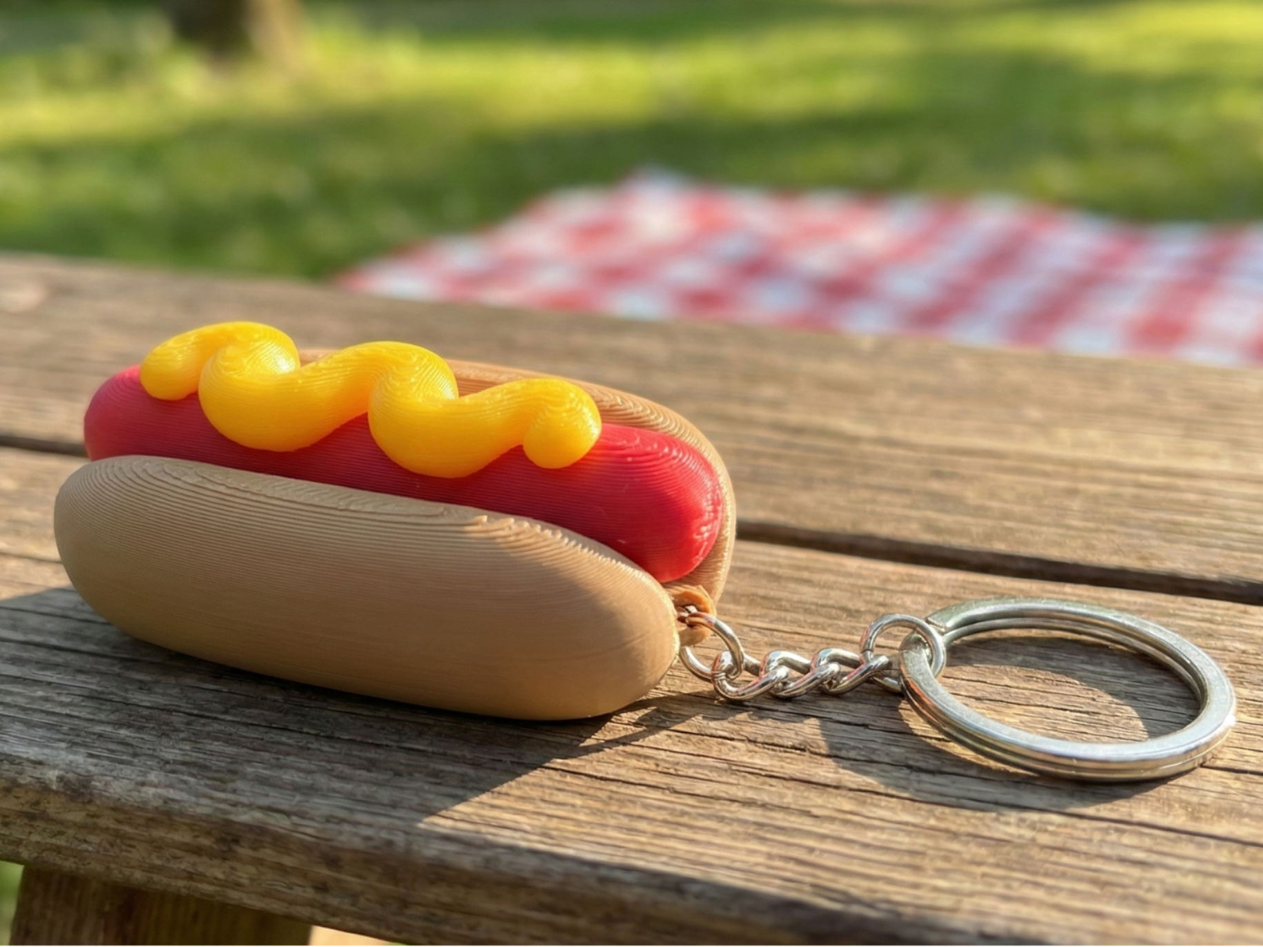 Hot Dog Keychain | Multicolor / AMS Ready