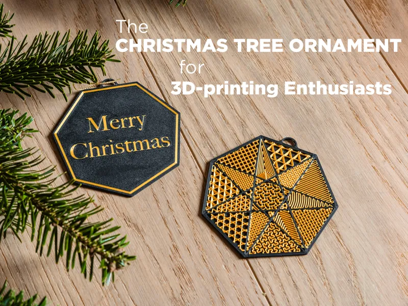 The Christmas Tree Ornament for 3D printing Nerds