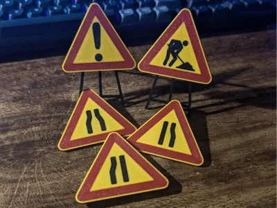 Temporary road signs kit - 1