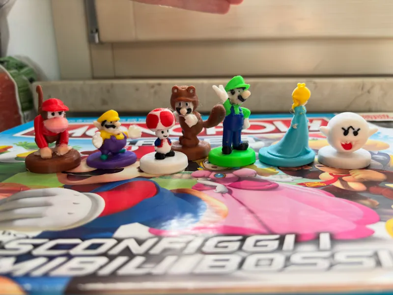 Pedine Monopoly gamer Super Mario