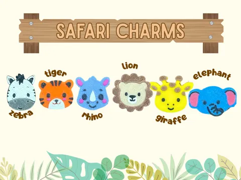 Llavero: Safari Set Paracord/Drawstring Charms 5mm — referencia de MakerWorld
