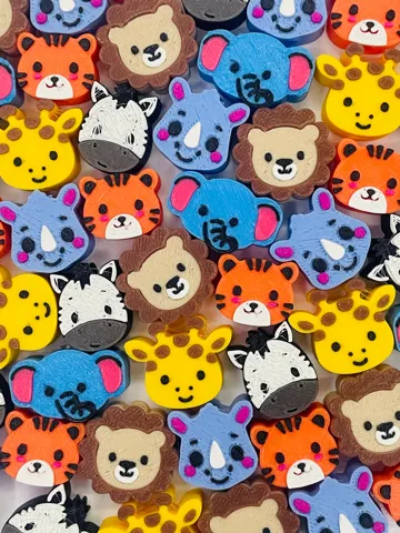 Llavero: Safari Set Paracord/Drawstring Charms 5mm — vista de referencia 2