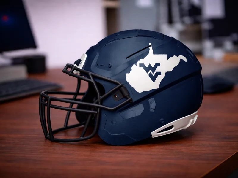 West Virginia Mountaineers Football Helmet - State