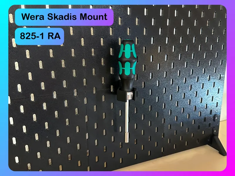 Wera 825-1 RA Skadis Mount Univeral Hook
