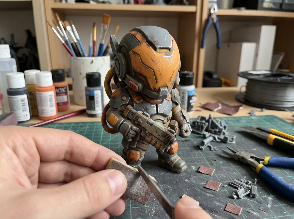 Soldat de combat - Modèle d'Impression 3D Gratuit - MakerWorld