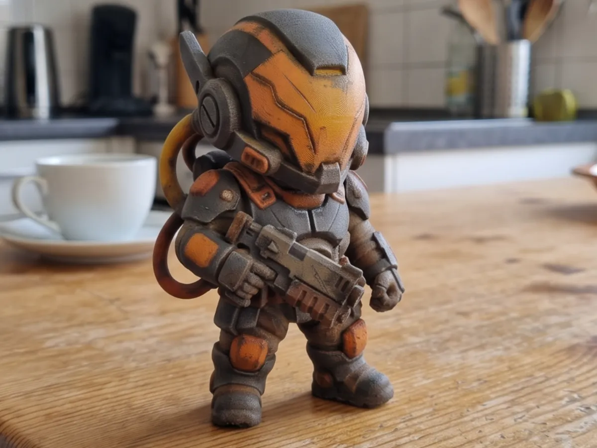 Soldat de combat - Modèle d'Impression 3D Gratuit - MakerWorld