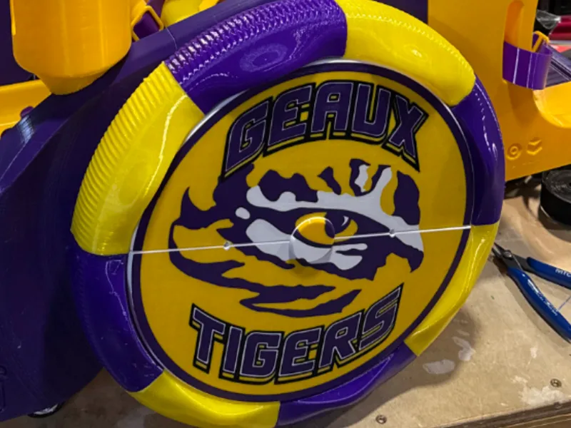 3DTMT LSU Wheel