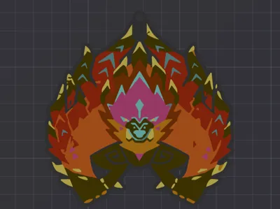 Monster Hunter Ajarakan Keychain